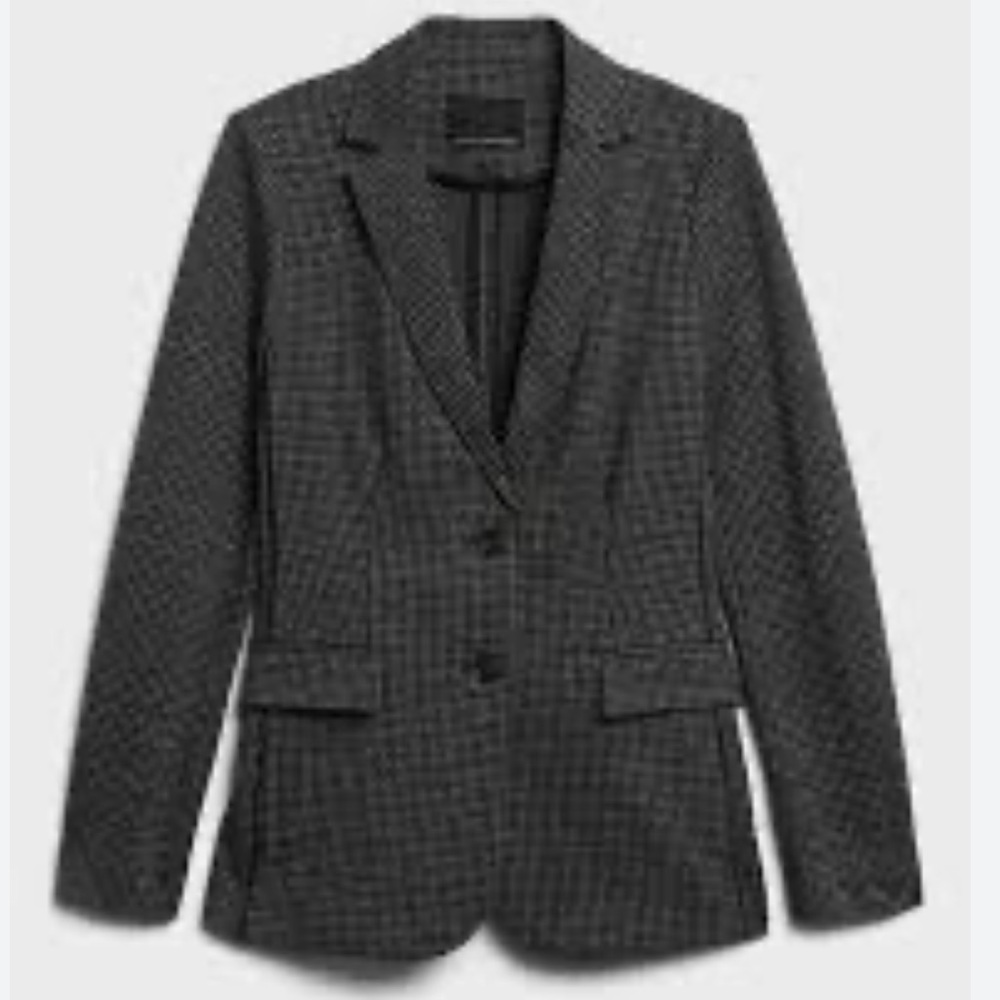 Banana Republic PETITE UNSTRUCTURED 24-HOUR PONTE BLAZER